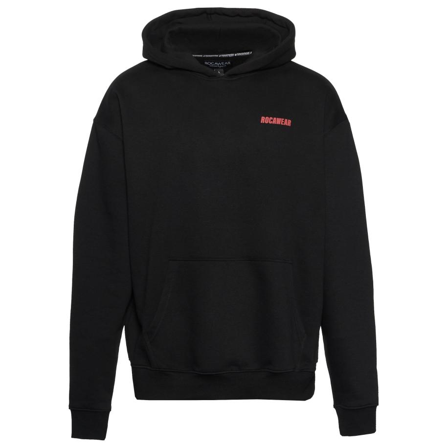 ROCAWEAR Sweatshirt lichtrood / zwart Zwart