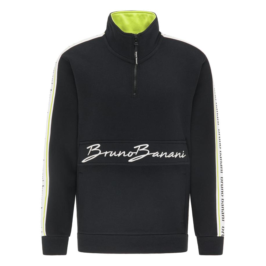 Bruno Banani Bruno Banani Sweatshirt Morgan riet / zwart / wit -