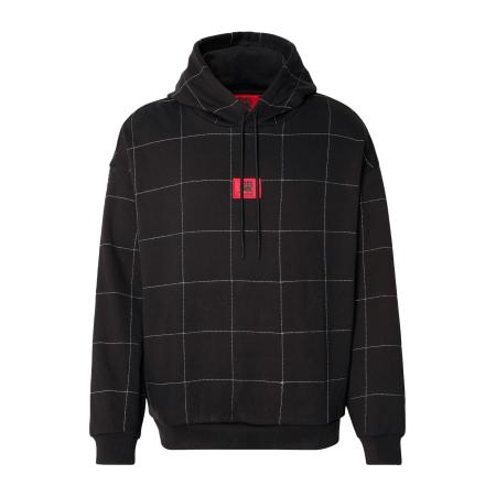 Hugo Boss HUGO Sweatshirt Dally vuurrood / zwart / wit