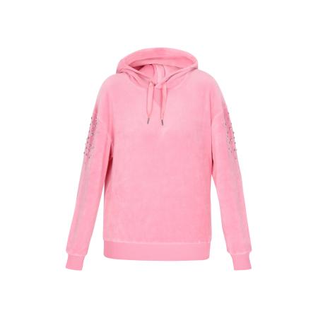 Faina faina Sweatshirt Fashion Look rosé / transparant