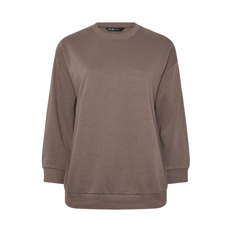 Yours Chocoladebruin Sweatshirt Size 62-64 Bruin