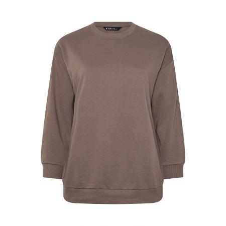 Yours Chocoladebruin Sweatshirt Size 62-64