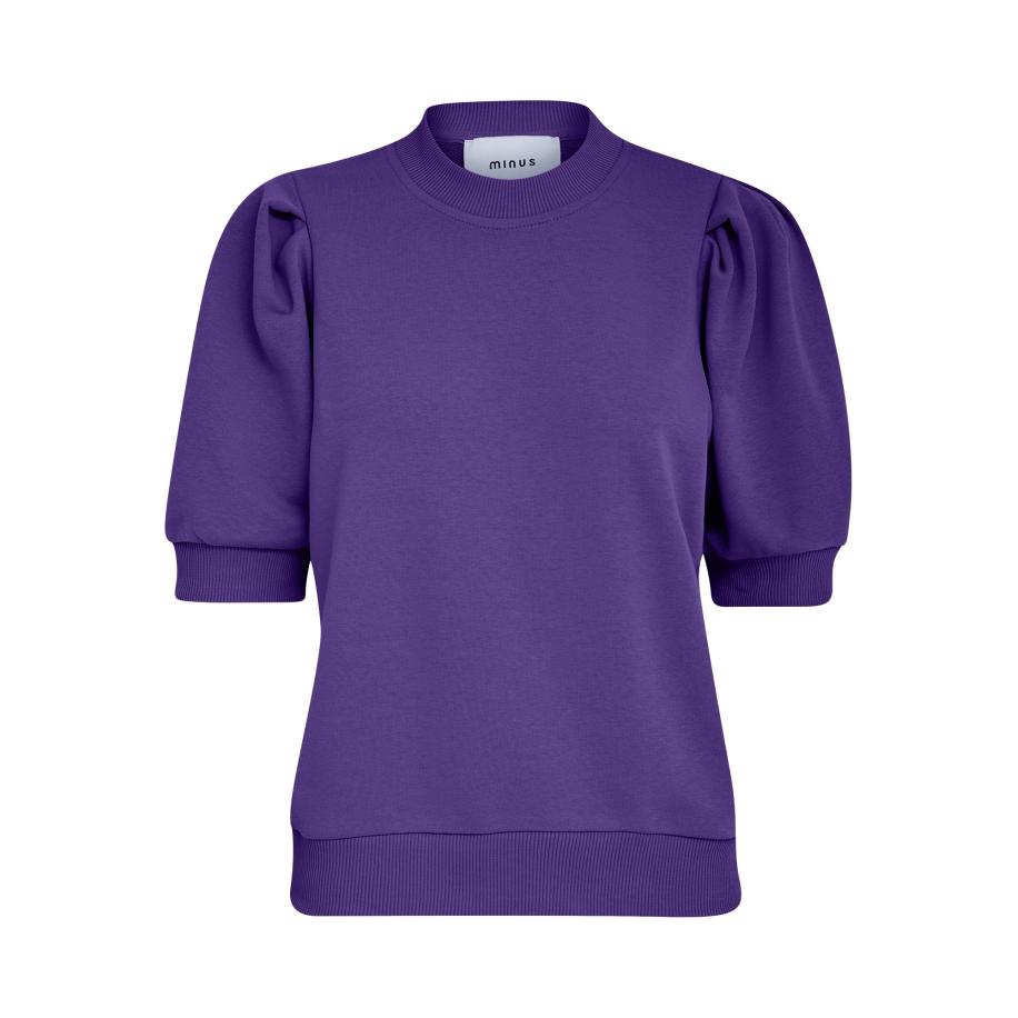 Minus minus Sweatshirt Mika violetblauw -
