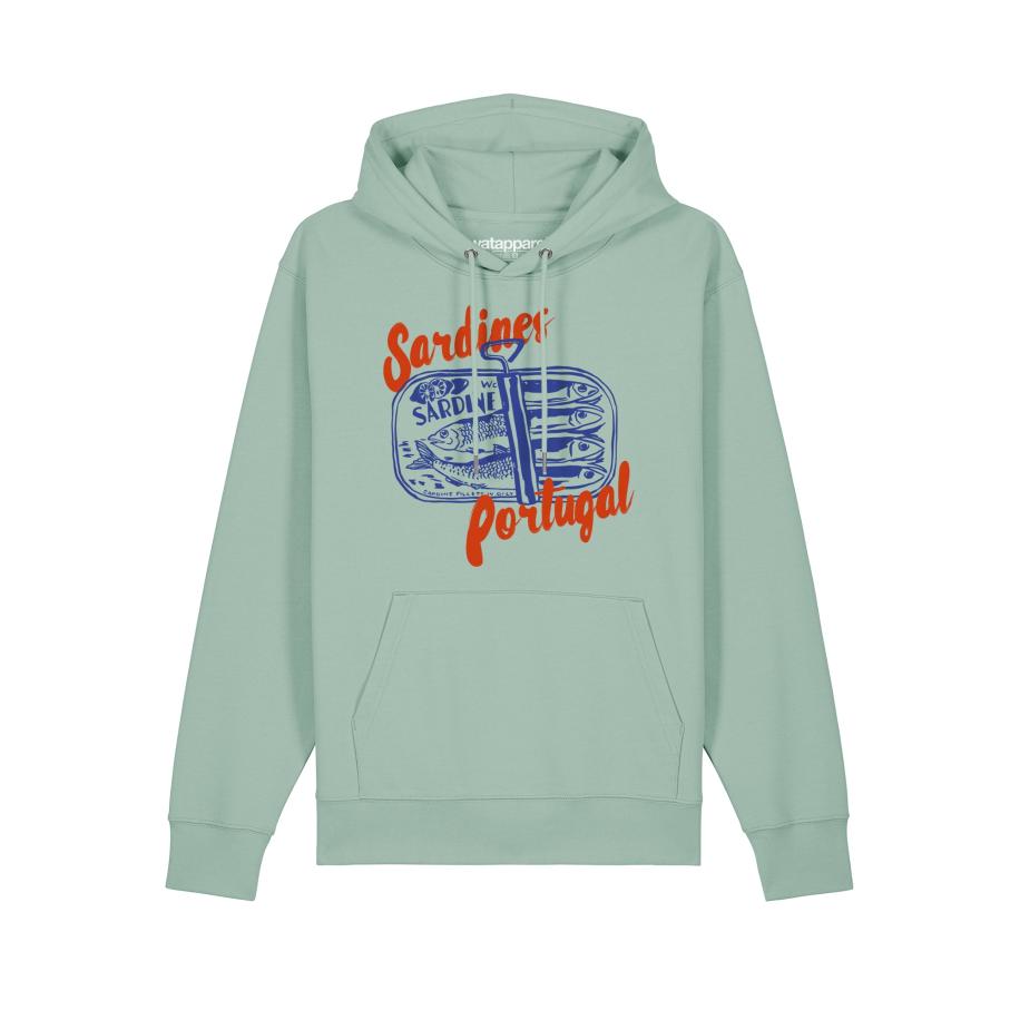 Watapparel Watapparel Sweatshirt Sardines Portugal blauw / mintgroen / oranje -