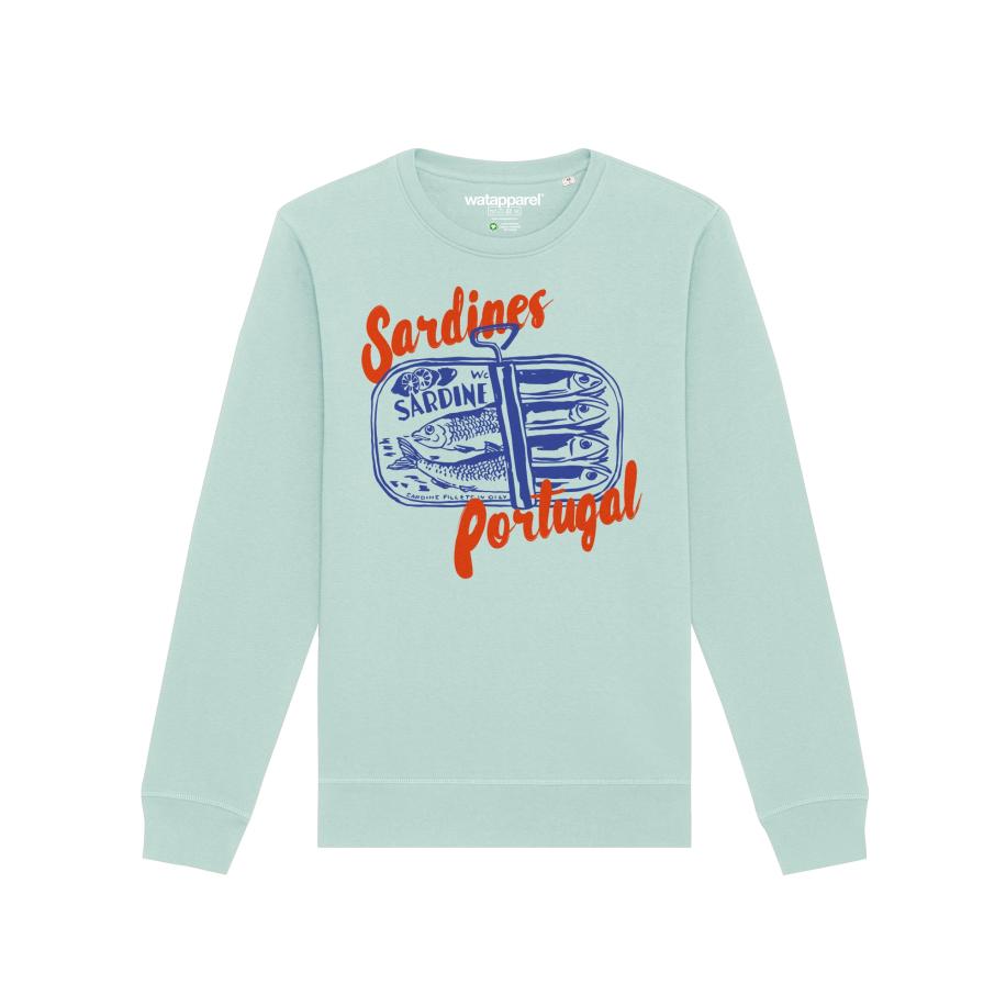 Watapparel Watapparel Sweatshirt Sa aqua / donkerblauw / robijnrood -