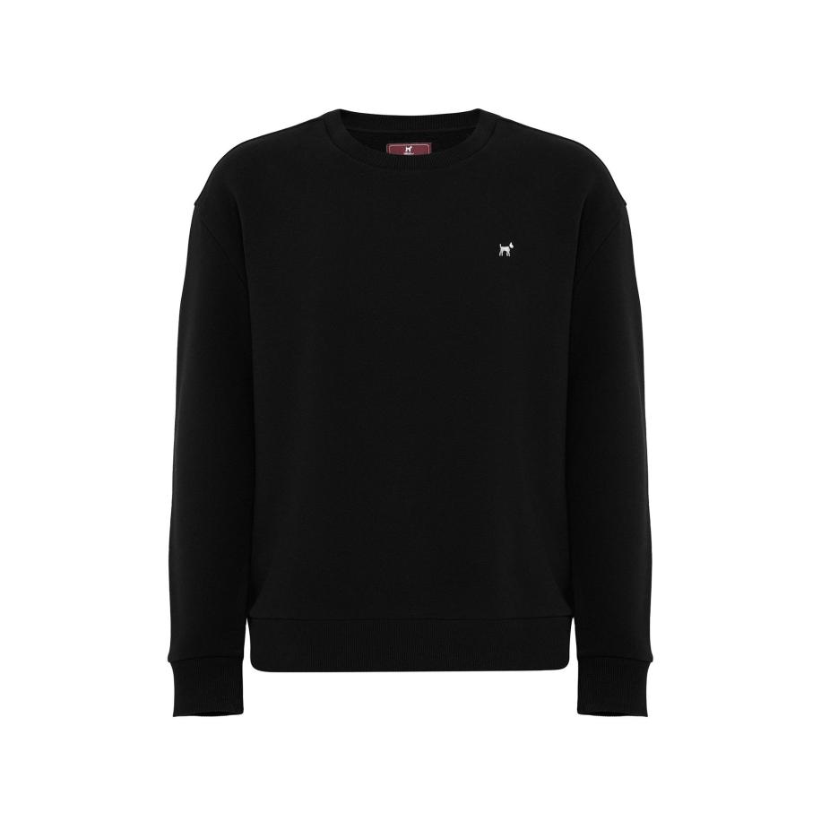 Williot Williot Sweatshirt zwart -