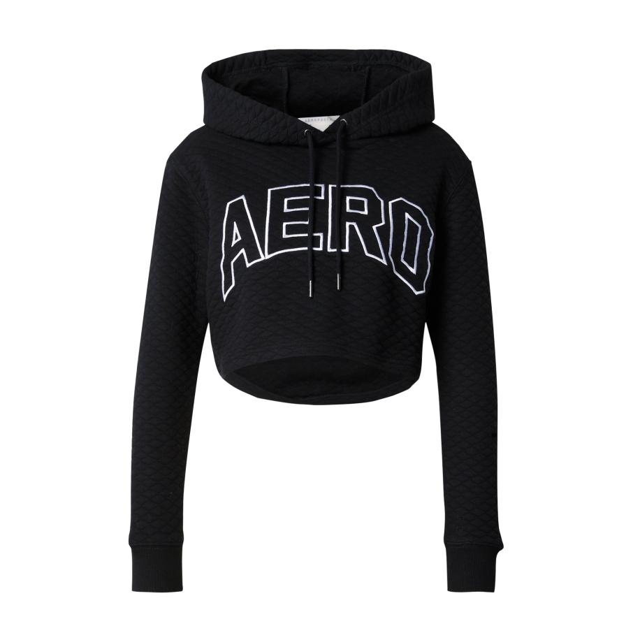 Aeropostale AÉROPOSTALE Sweatshirt zwart / wit -