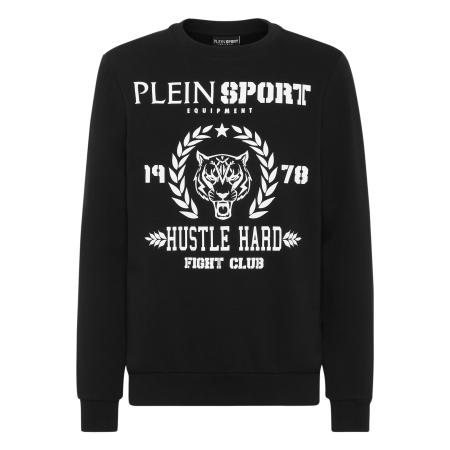 Plein Sport Plein Sport Sweatshirt Tiger zwart / wit