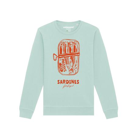 Watapparel Watapparel Sweatshirt Sardines Portugal azuur / donkeroranje