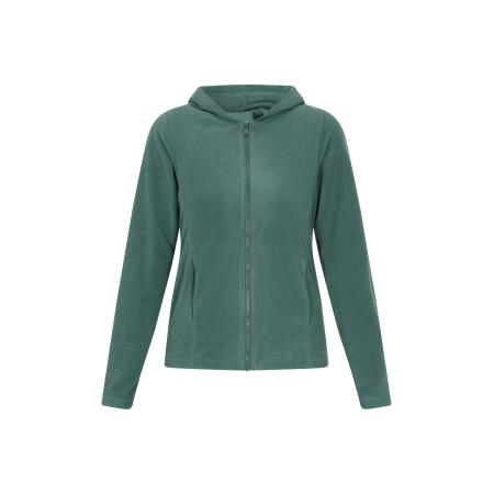 MYMO Fleece jas donkergroen