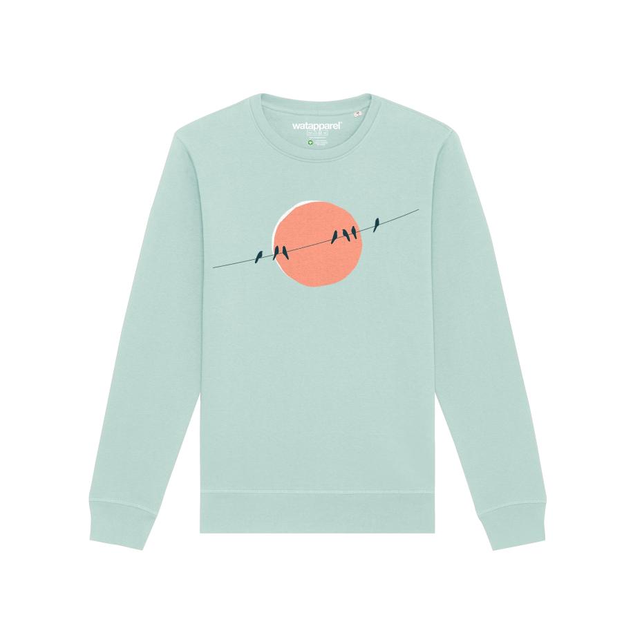 Watapparel Watapparel Sweatshirt Countryside 1 navy / azuur / koraal / wit -