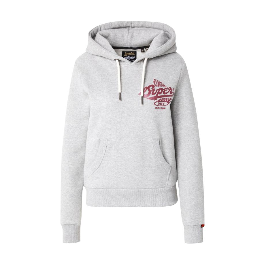 Superdry Superdry Sweatshirt grijs gemêleerd / bourgogne -