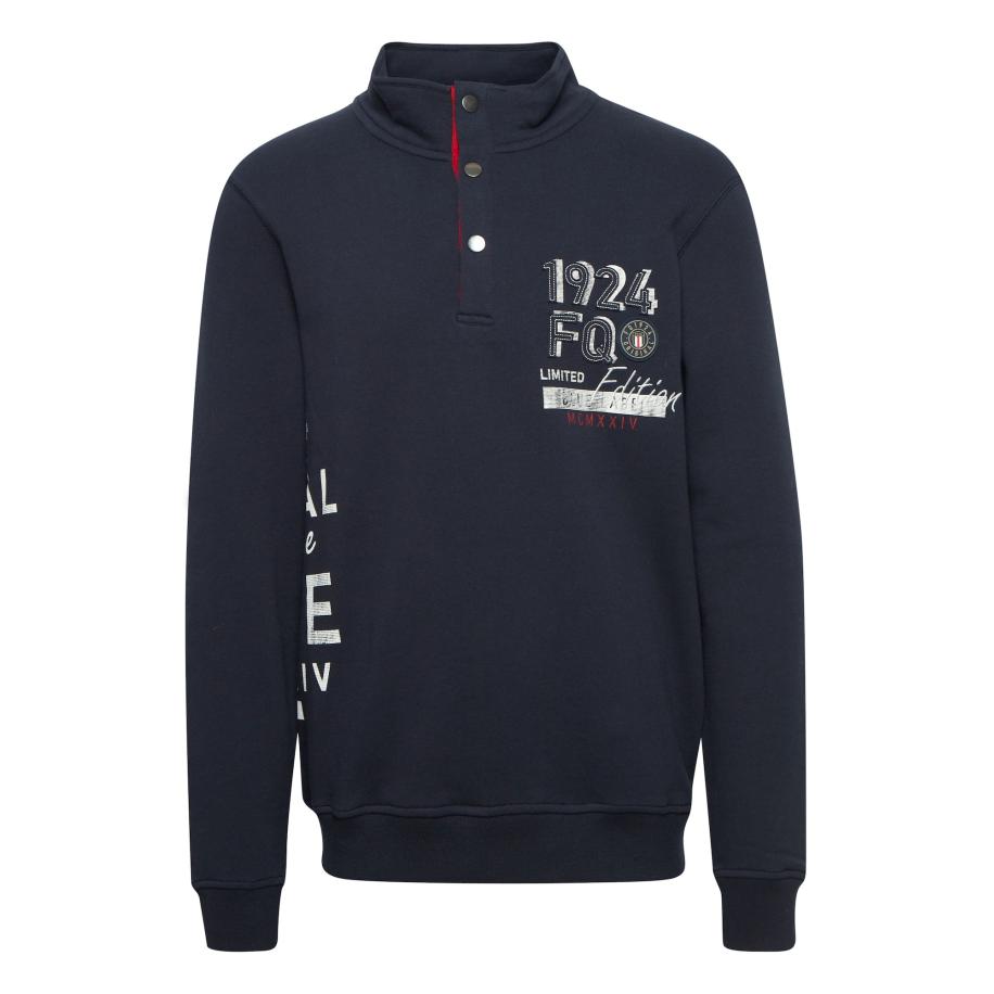 FQ1924 FQ1924 Sweatshirt william donkerblauw / rood / wit -