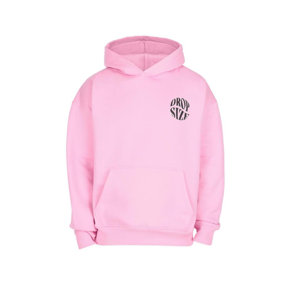 Dropsize Sweatshirt pink / zwart Roze