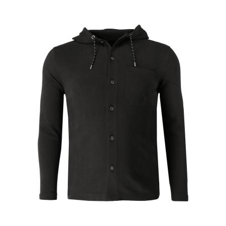 Marvelis Casual Sweatjacket zwart, Effen