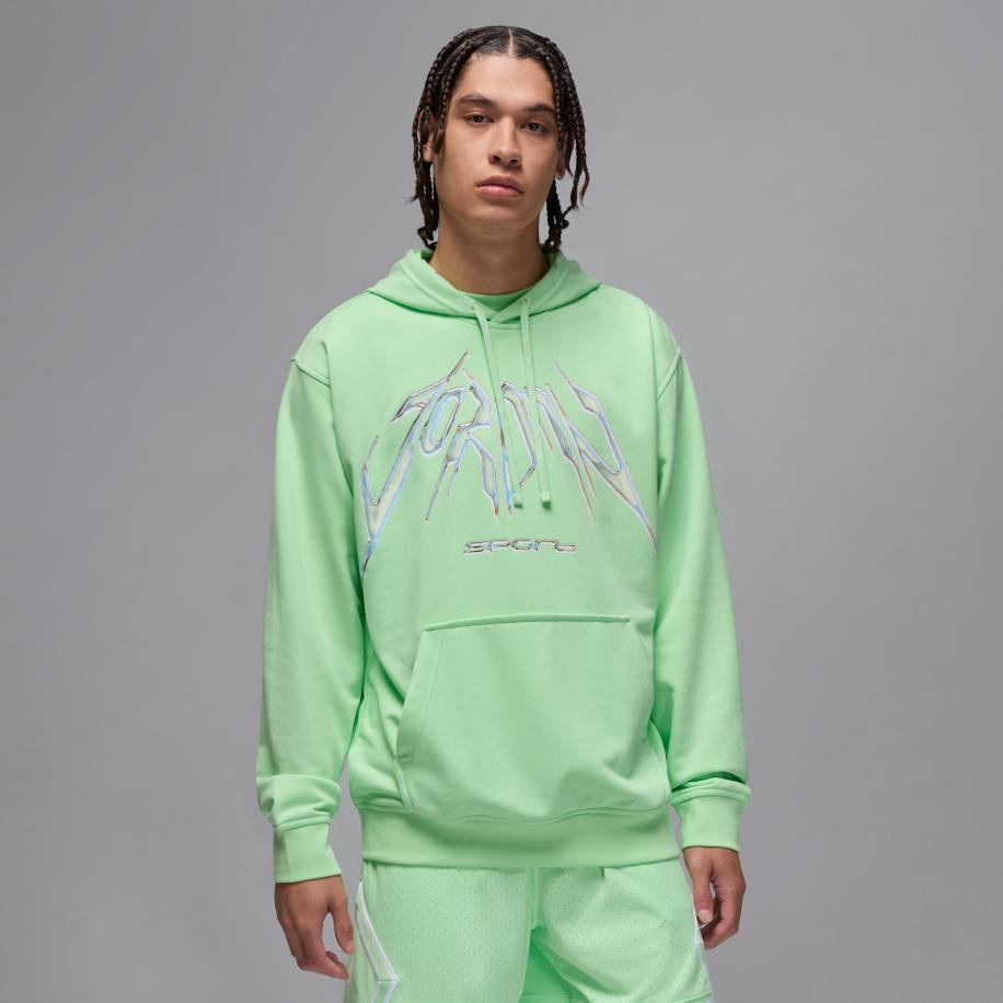 Jordan Sport Crossover Dri-FIT fleecehoodie voor heren - Groen Groen