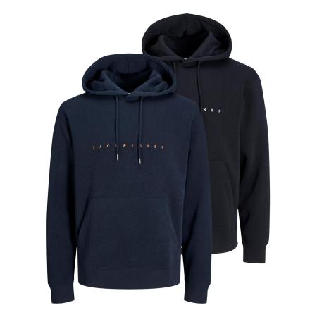 JACK & JONES Sweatshirt Star zwart gemêleerd