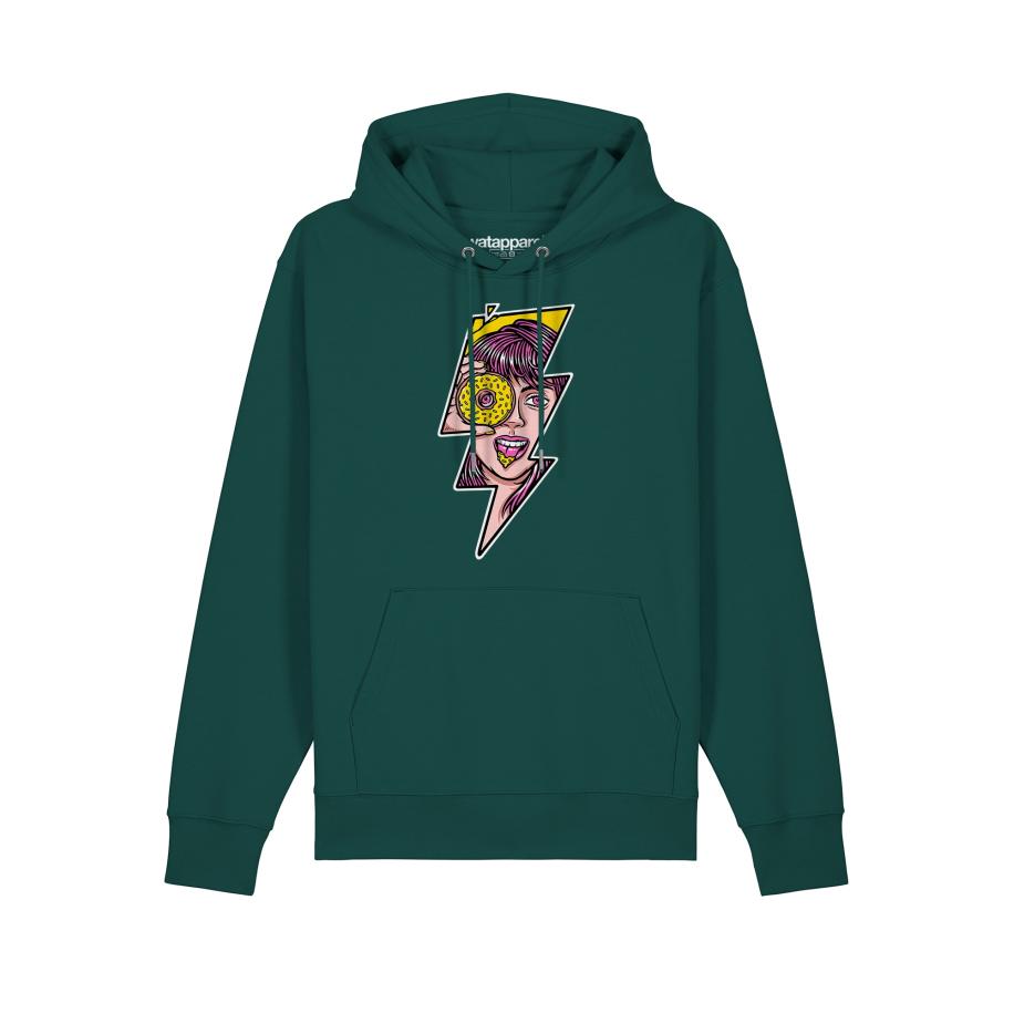 Watapparel Watapparel Sweatshirt Donut geel / petrol / donkerlila / rosa -