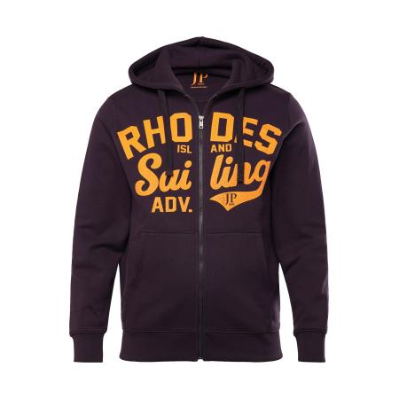 JP1880 JP1880 Sweatvest donkerlila / oranje