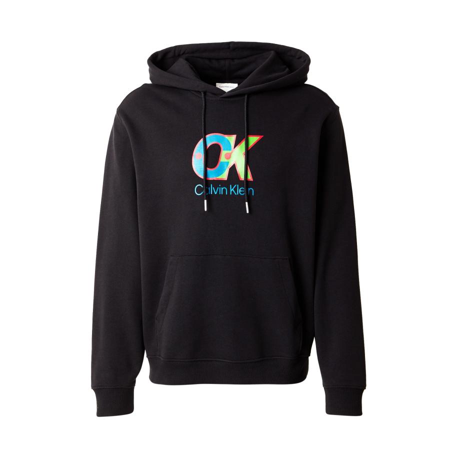 Calvin Klein Calvin Klein Sweatshirt azuur / lichtgroen / rood / zwart -