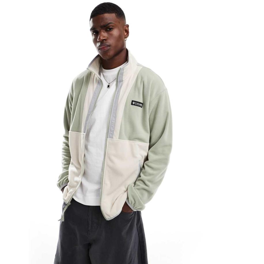 Columbia - Backbowl II - FZ - Lichtgewicht polyfleece jack in groen Groen