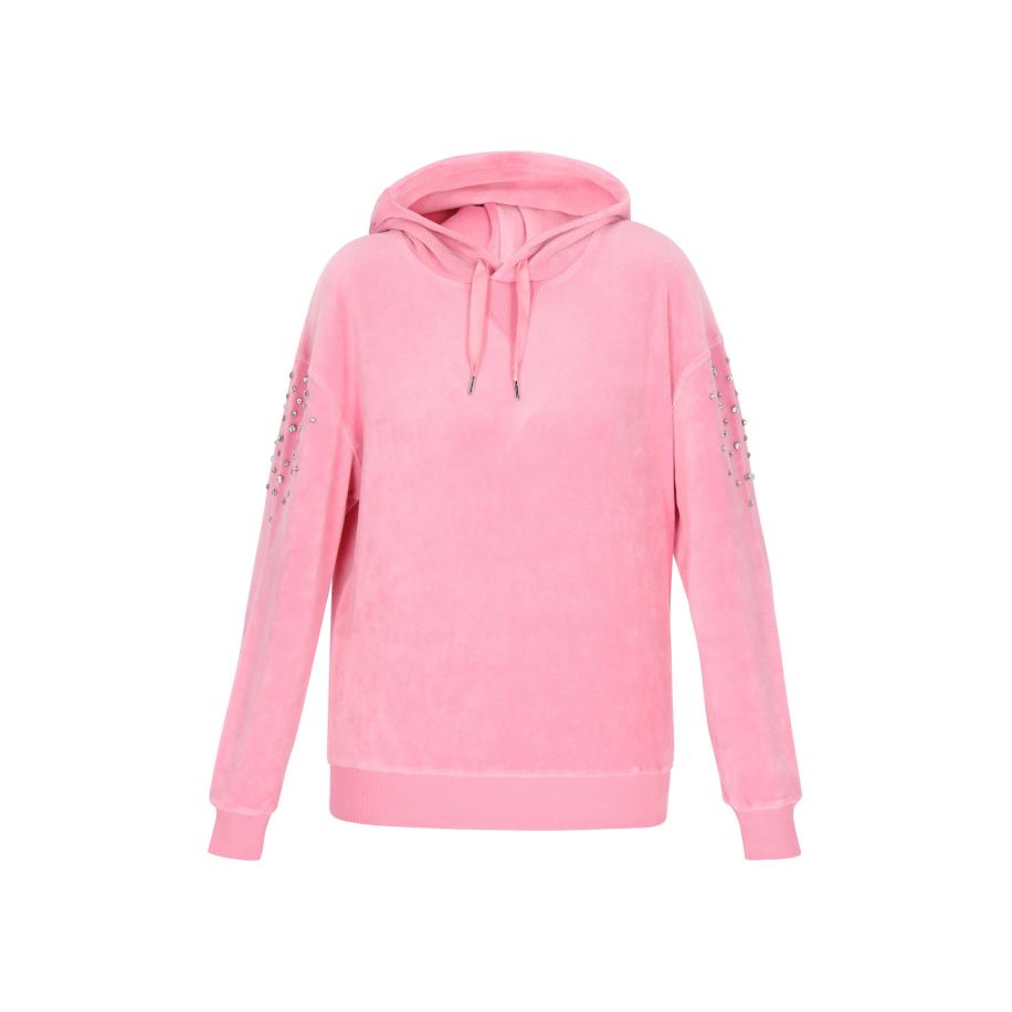 Faina faina Sweatshirt Fashion Look rosé / transparant -