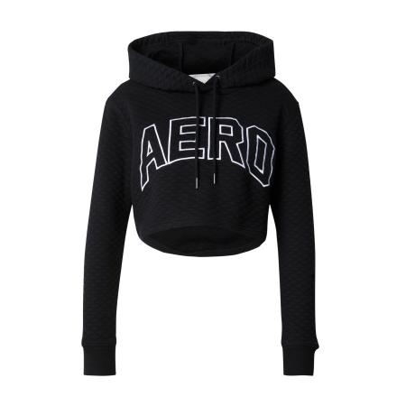 Aeropostale AÉROPOSTALE Sweatshirt zwart / wit