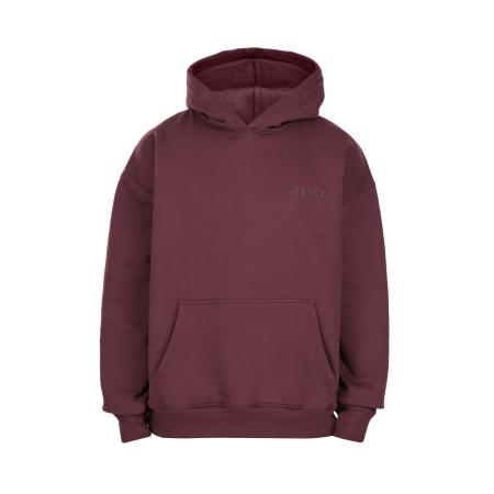 Dropsize Sweatshirt wijnrood