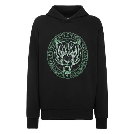 Plein Sport Plein Sport Sweatshirt Tiger groen / zwart / wit