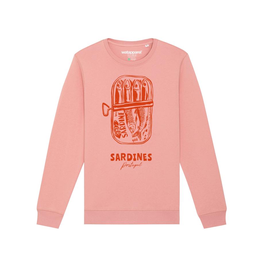 Watapparel Watapparel Sweatshirt Sardines Portugal oranje / rosa -