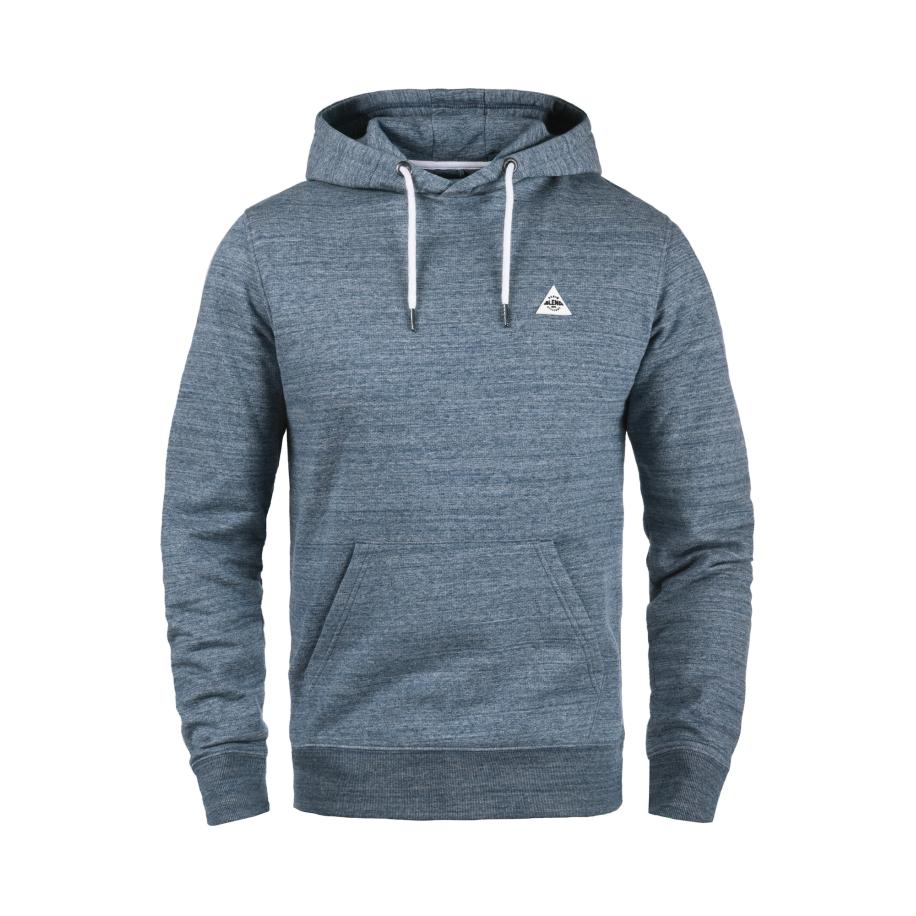 BLEND Sweatshirt Henner blauw / wit Blauw