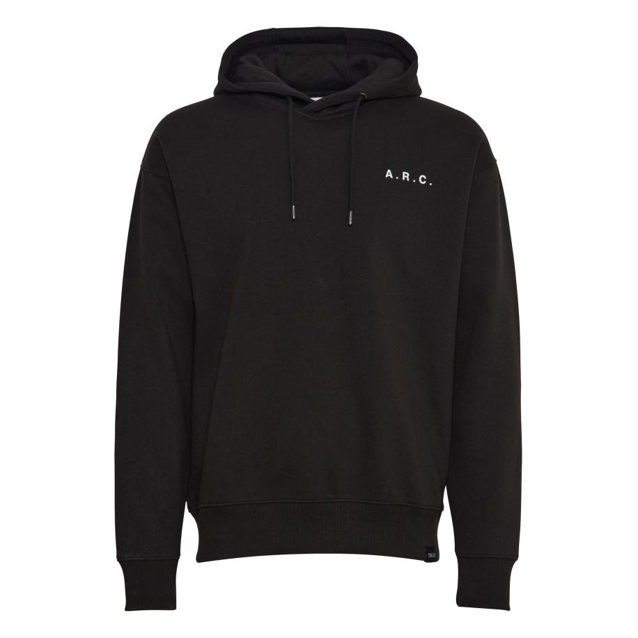 !Solid Trui Hanno zwart / wit Zwart