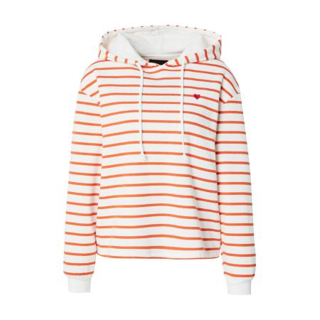 PIECES Sweatshirt PCCHILLI donkeroranje / wit