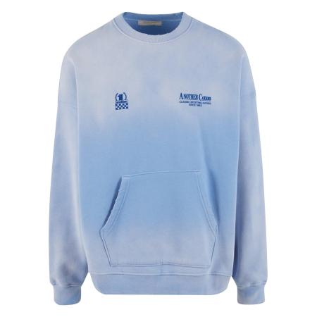 Another Cotton Lab Another Cotton Lab Sweatshirt Another Day blauw / lichtblauw