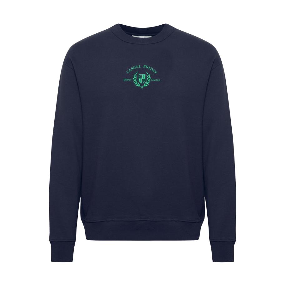 Casual Friday Casual Friday Sweatshirt Sage nachtblauw / groen -