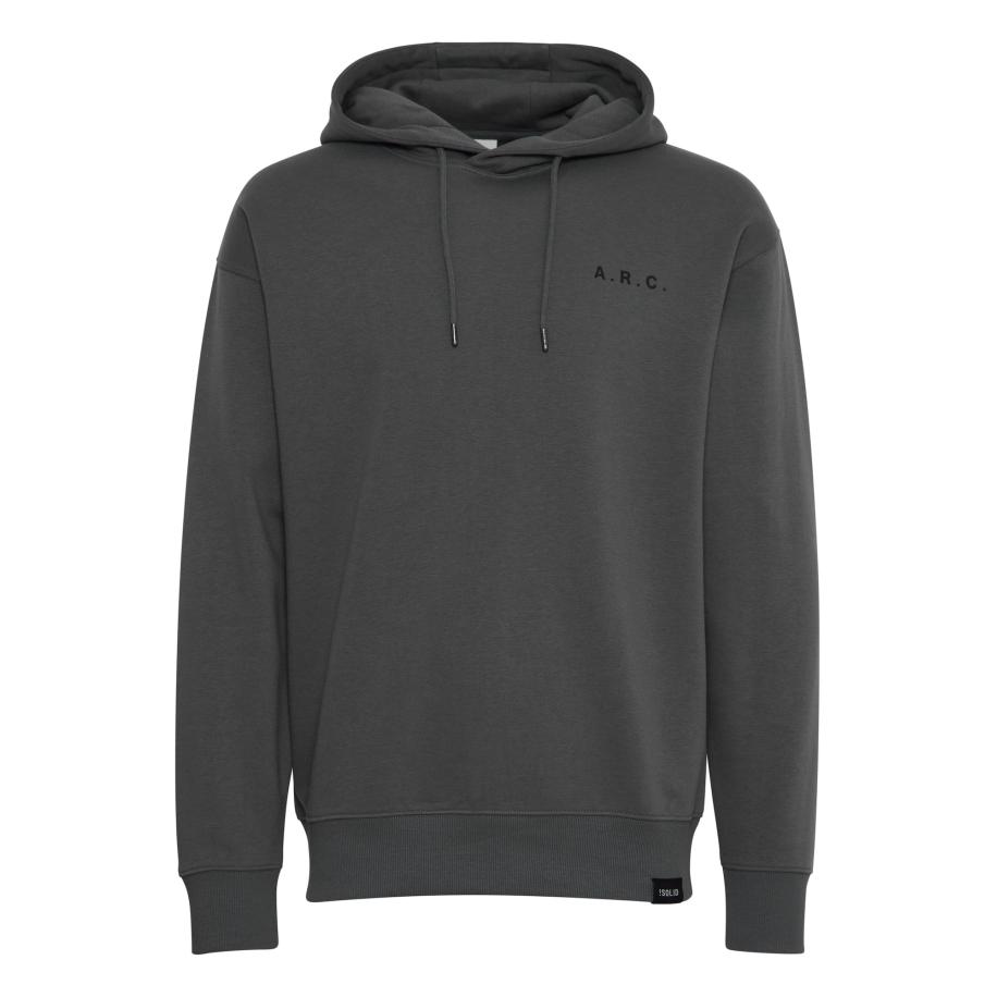 Solid !Solid Trui Hanno donkergrijs / zwart / wit -