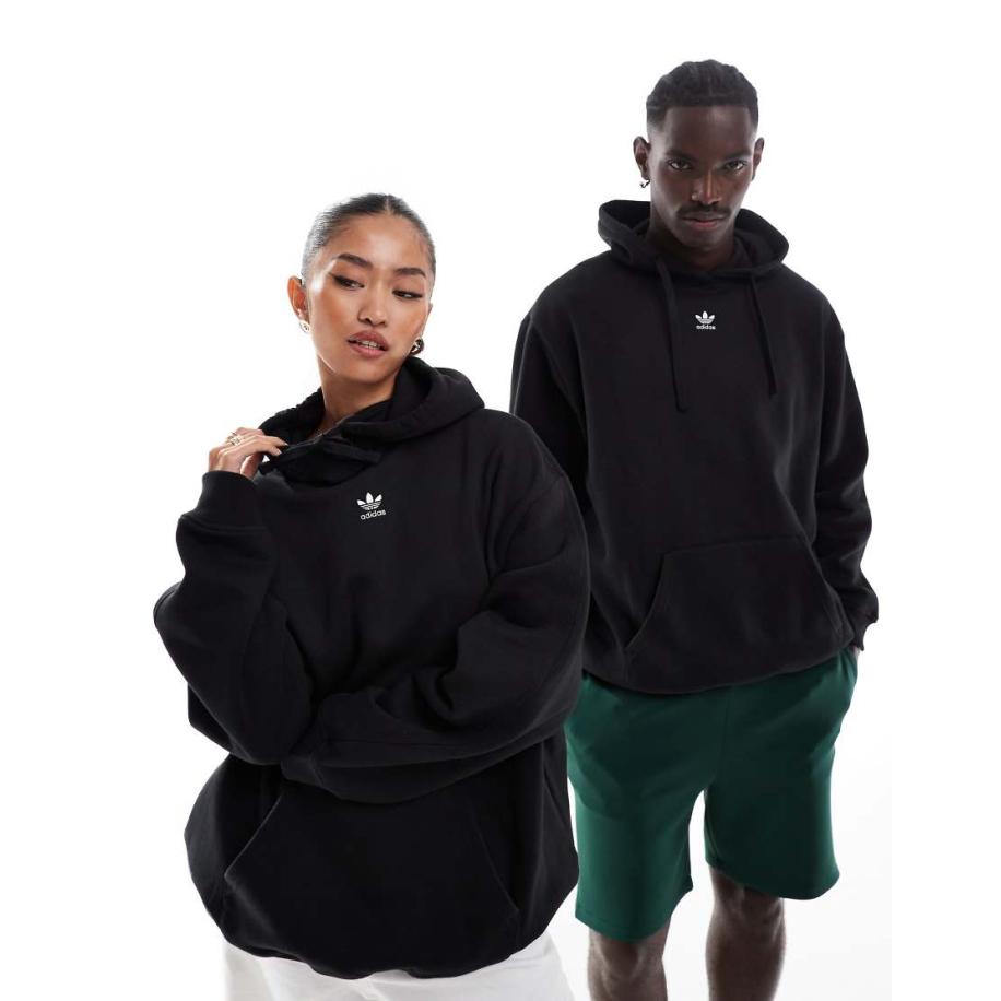 adidas Originals - Essentials - Hoodie in zwart Zwart