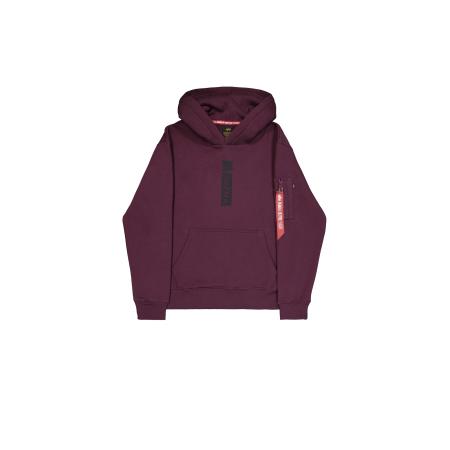 Alpha Industries ALPHA INDUSTRIES Trui Alpha Puff donkerrood / zwart