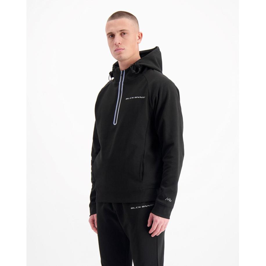 Black Bananas Initial Tech Hoodie Zwart