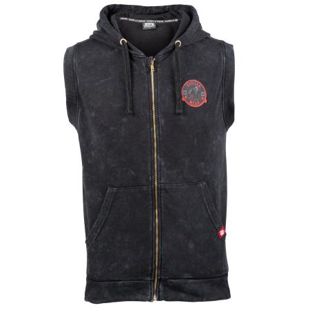 Gorilla Wear Gorilla Wear Sweatvest grijs / rood / zwart gemêleerd