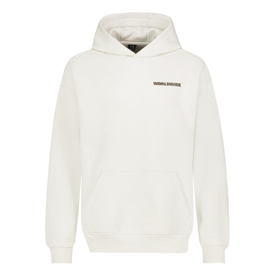Sublevel Sweatshirt Worldwide zwart / wit Wit