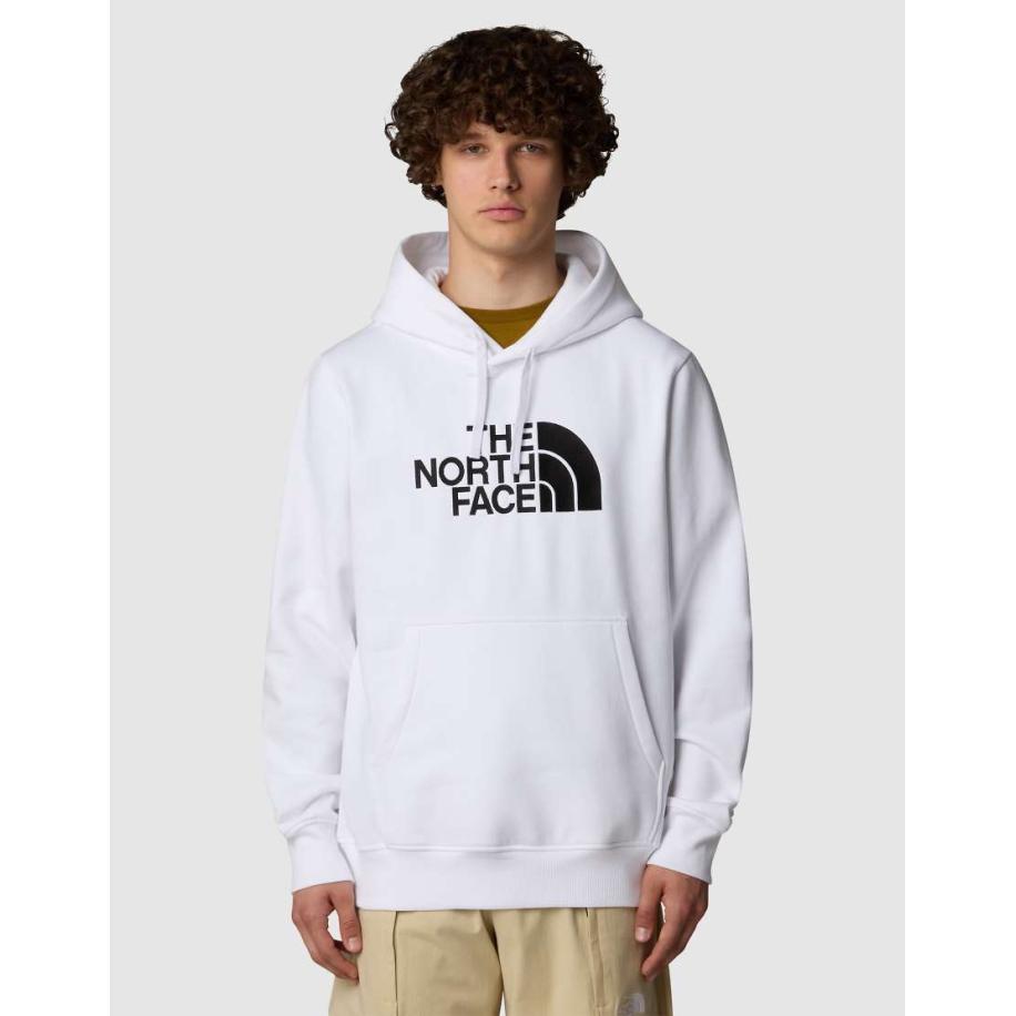 The North Face - Drew Peak - Hoodie in wit en zwart Wit