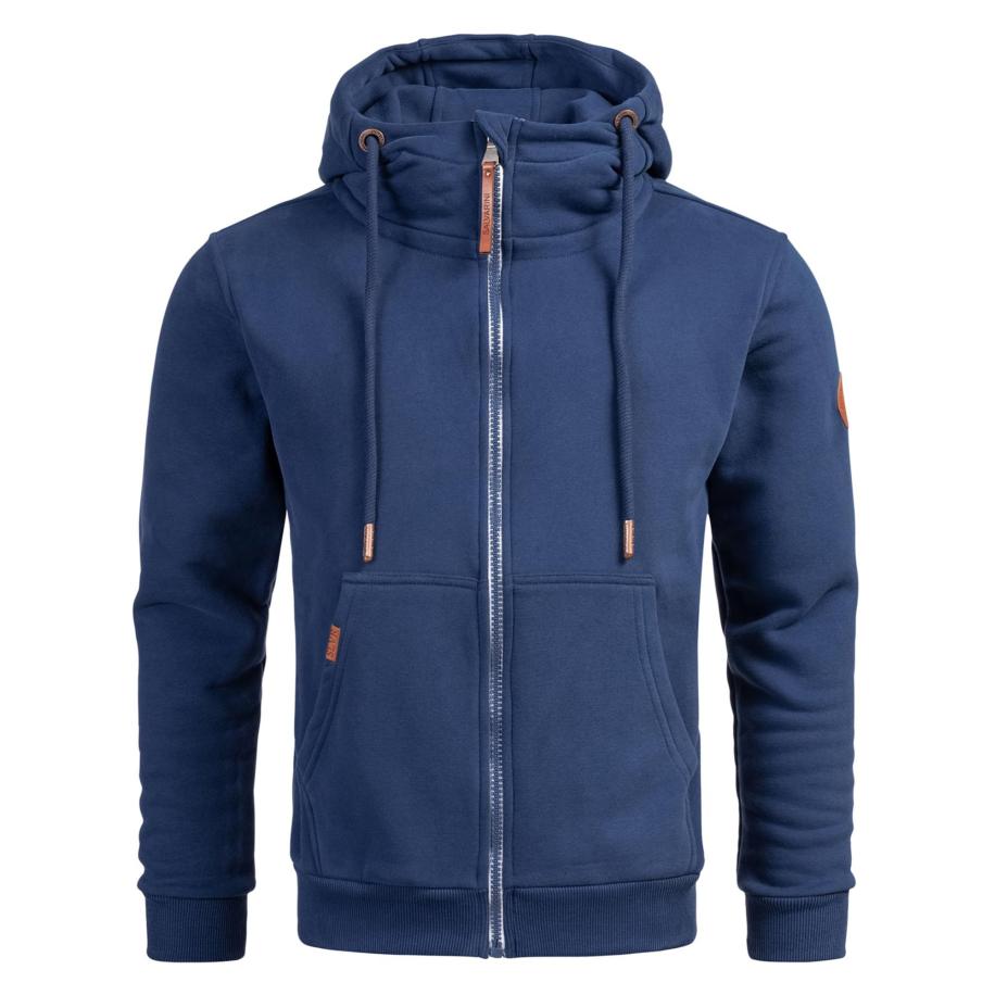 Alessandro Salvarini Alessandro Salvarini Sweatvest Geenio marine / cognac -