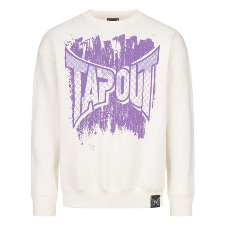 Tapout Tapout Sweatshirt CF Crew lichtlila / wit