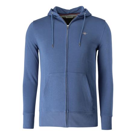 GANT Shield Hooded Sweatshirt blauw, Effen