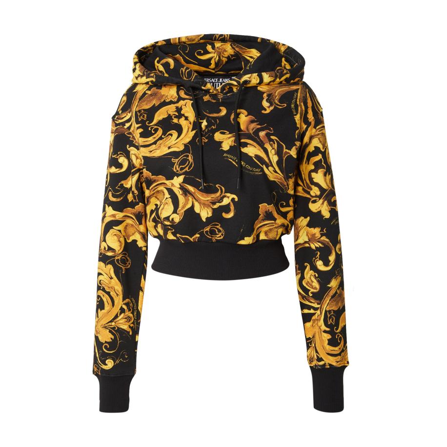 Versace Versace Jeans Couture Sweatshirt bruin / geel / zwart -
