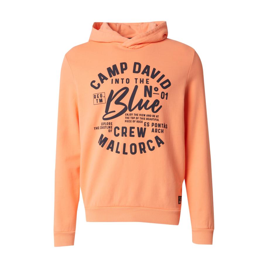 Camp David CAMP DAVID Sweatshirt nachtblauw / oranje -