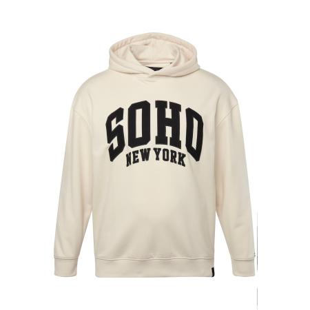 STHUGE STHUGE Sweatshirt ecru / zwart