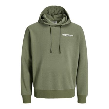 JJ Rebel JJ Rebel Sweatshirt JREBZACK olijfgroen / wit