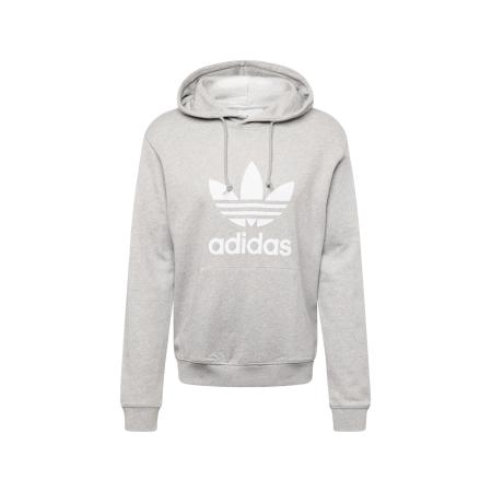 Adidas ADIDAS ORIGINALS Sweatshirt Adicolor Classics Trefoil grijs gemêleerd / wit